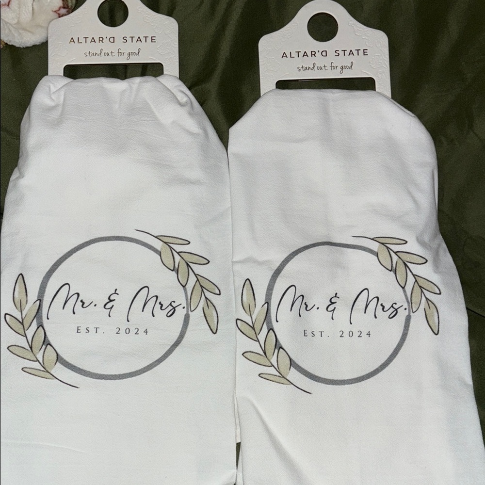 Altar'd State Mr. & Mrs. Hand Towels